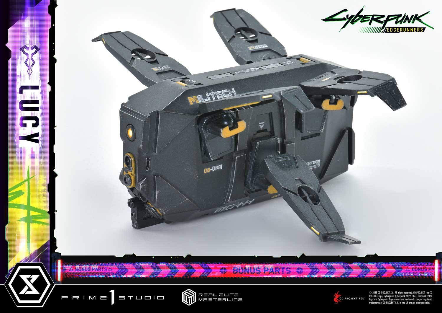 Cyberpunk 2077 Lucy (Deluxe Bonus Version) Quarter Scale Statue  (Prototype Shown) View 5