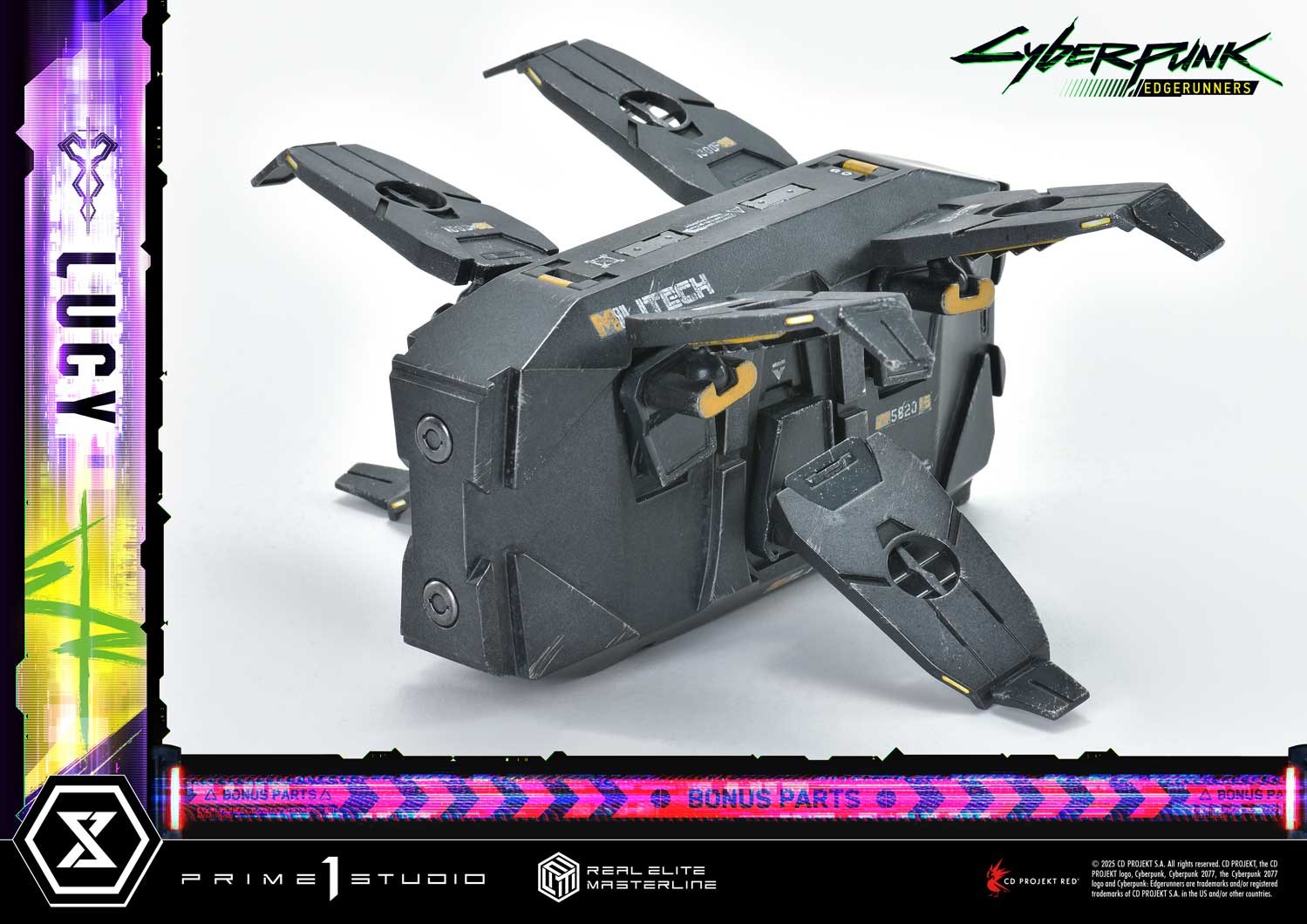 Cyberpunk 2077 Lucy (Deluxe Bonus Version) Quarter Scale Statue  (Prototype Shown) View 6