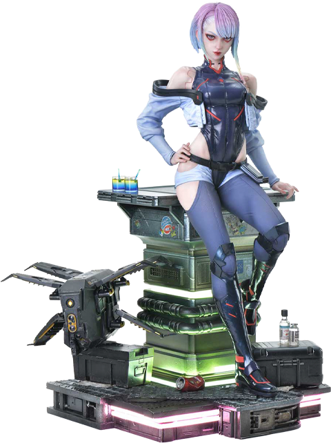 Cyberpunk 2077 Lucy (Deluxe Bonus Version) Quarter Scale Statue  (Prototype Shown) View 9