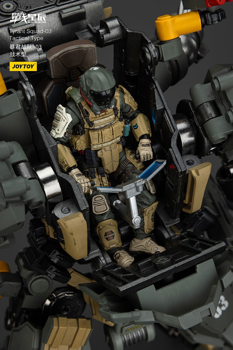Battle for the Stars Tyrant Squad-03 Tactical Type Action Figure  (Prototype Shown) View 10