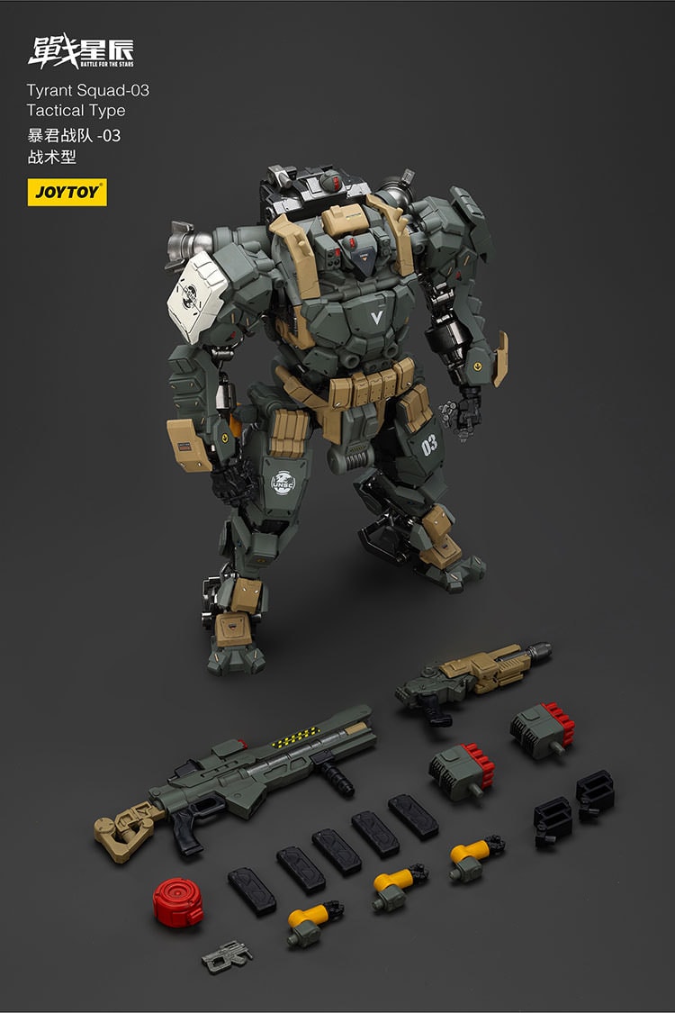 Battle for the Stars Tyrant Squad-03 Tactical Type Action Figure  (Prototype Shown) View 14