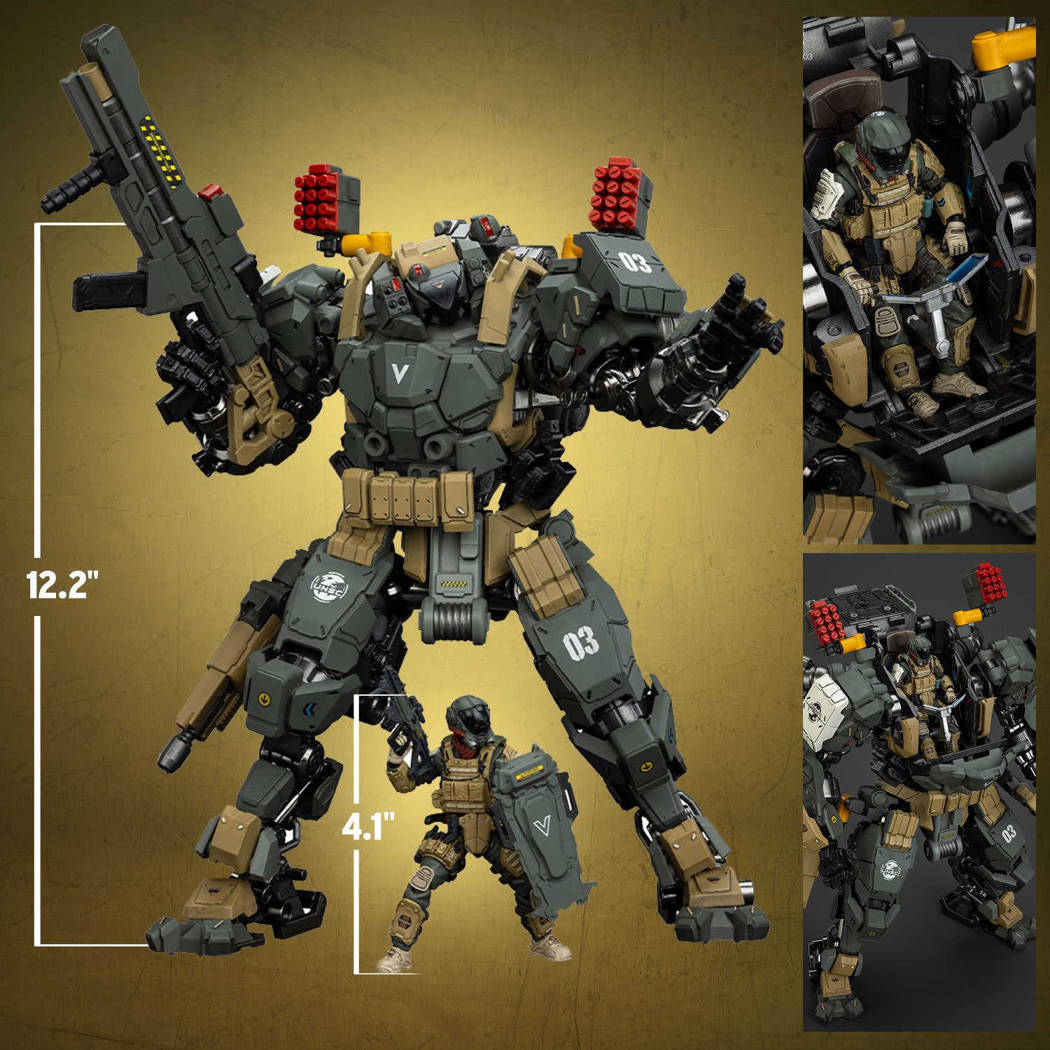 Battle for the Stars Tyrant Squad-03 Tactical Type Action Figure