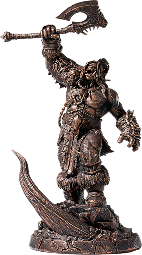 Warcraft Grommash Hellscream (Bronze Colored Edition) Statues  (Prototype Shown) View 14