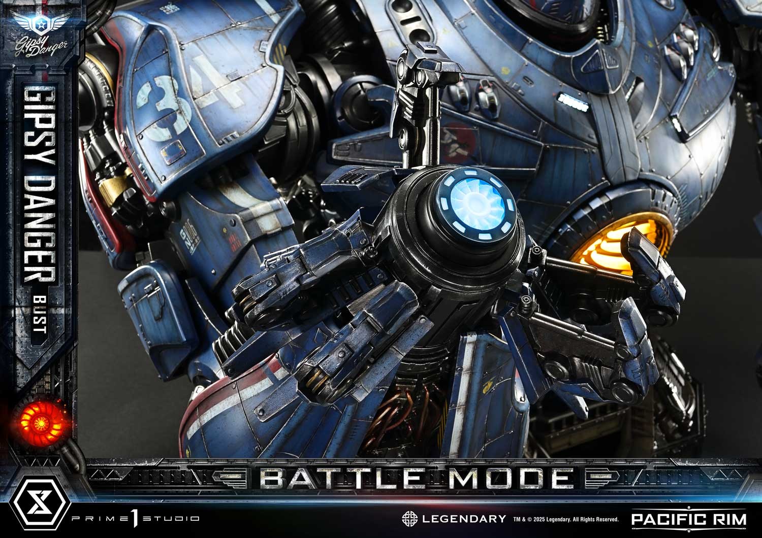 Pacific Rim Gipsy Danger (Battle Mode) Bust  (Prototype Shown) View 14