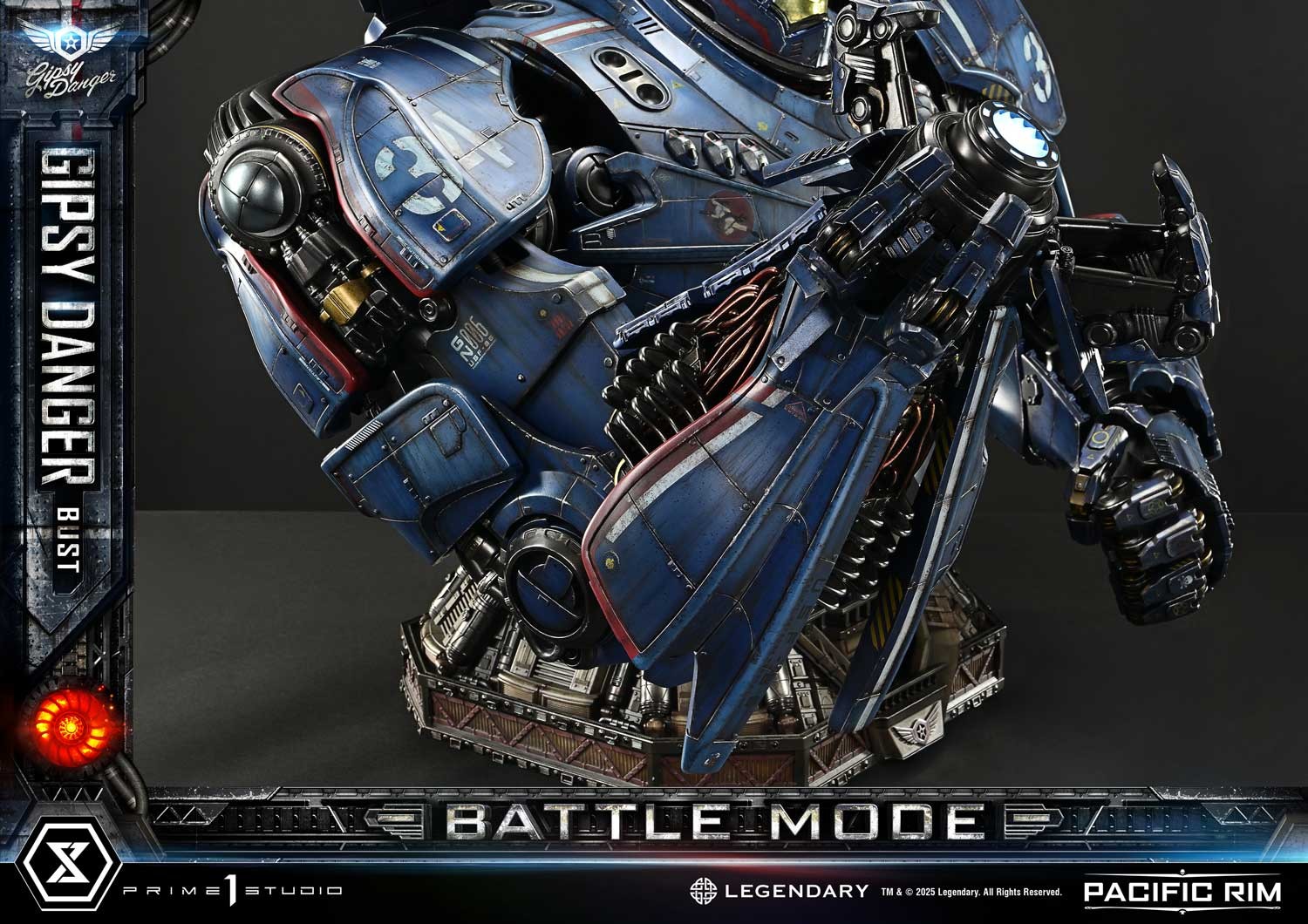 Pacific Rim Gipsy Danger (Battle Mode) Bust  (Prototype Shown) View 16