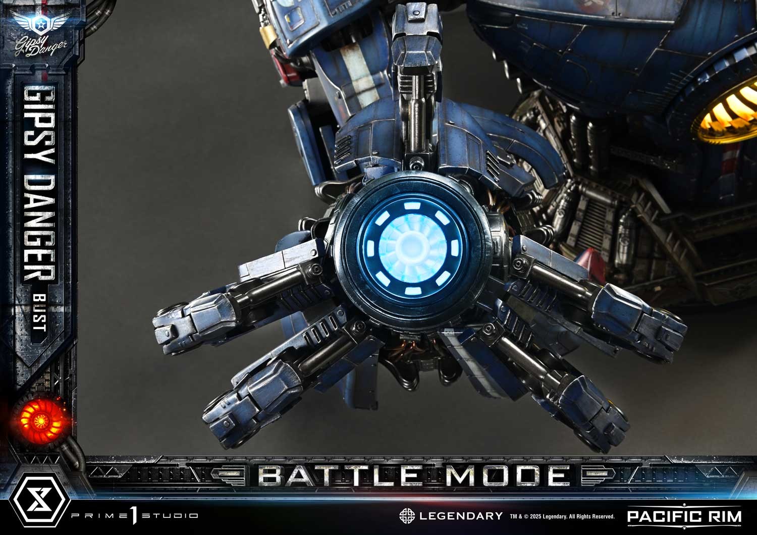 Pacific Rim Gipsy Danger (Battle Mode) Bust  (Prototype Shown) View 17