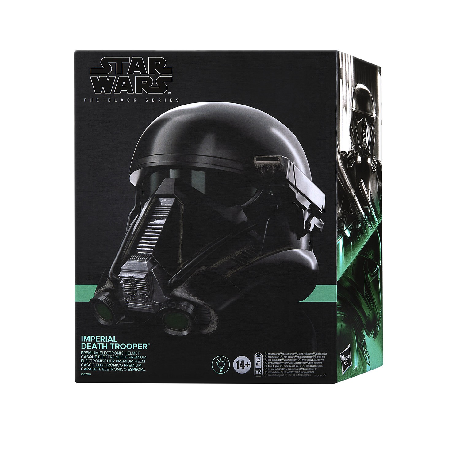 Star Wars Black Imperial Death Trooper Life-Size Helmet  (Prototype Shown) View 11