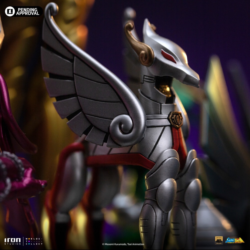Saint Seiya Aries Mu Deluxe 1:10 Scale Statue  (Prototype Shown) View 3