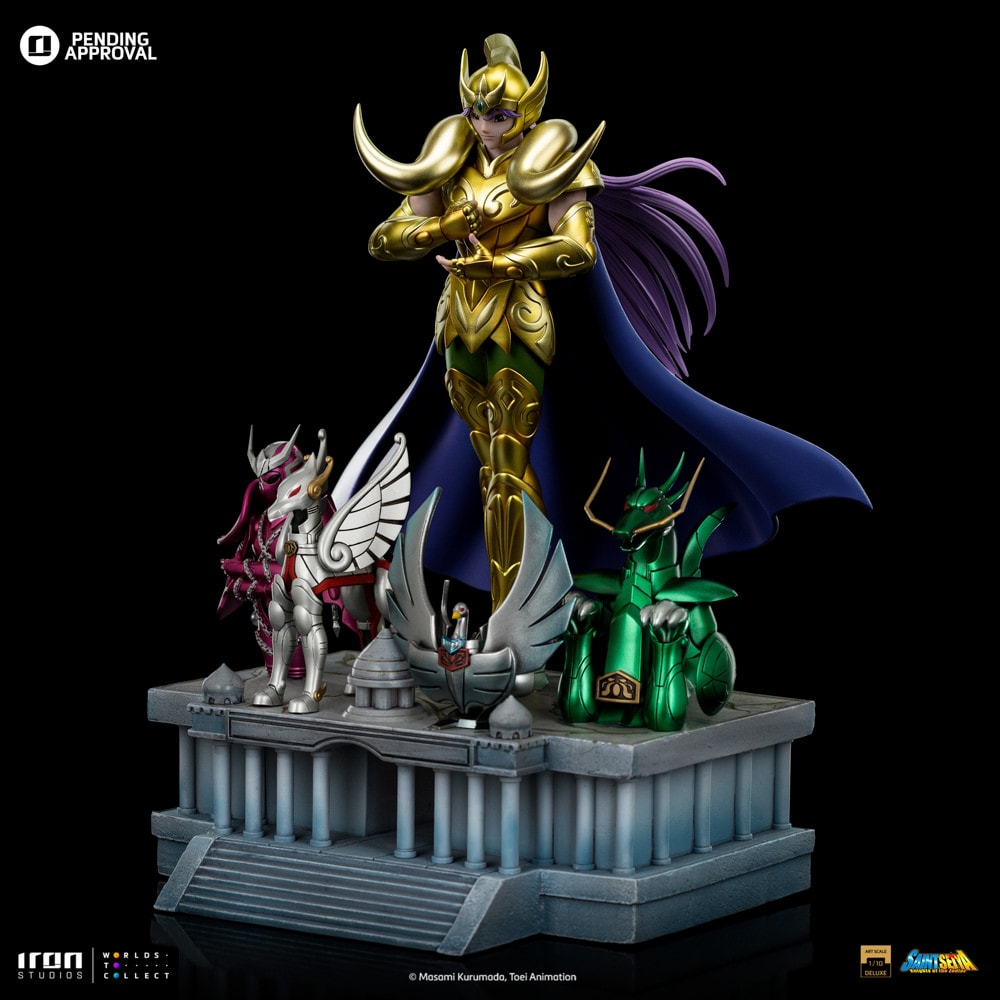 Saint Seiya Aries Mu Deluxe 1:10 Scale Statue  (Prototype Shown) View 7