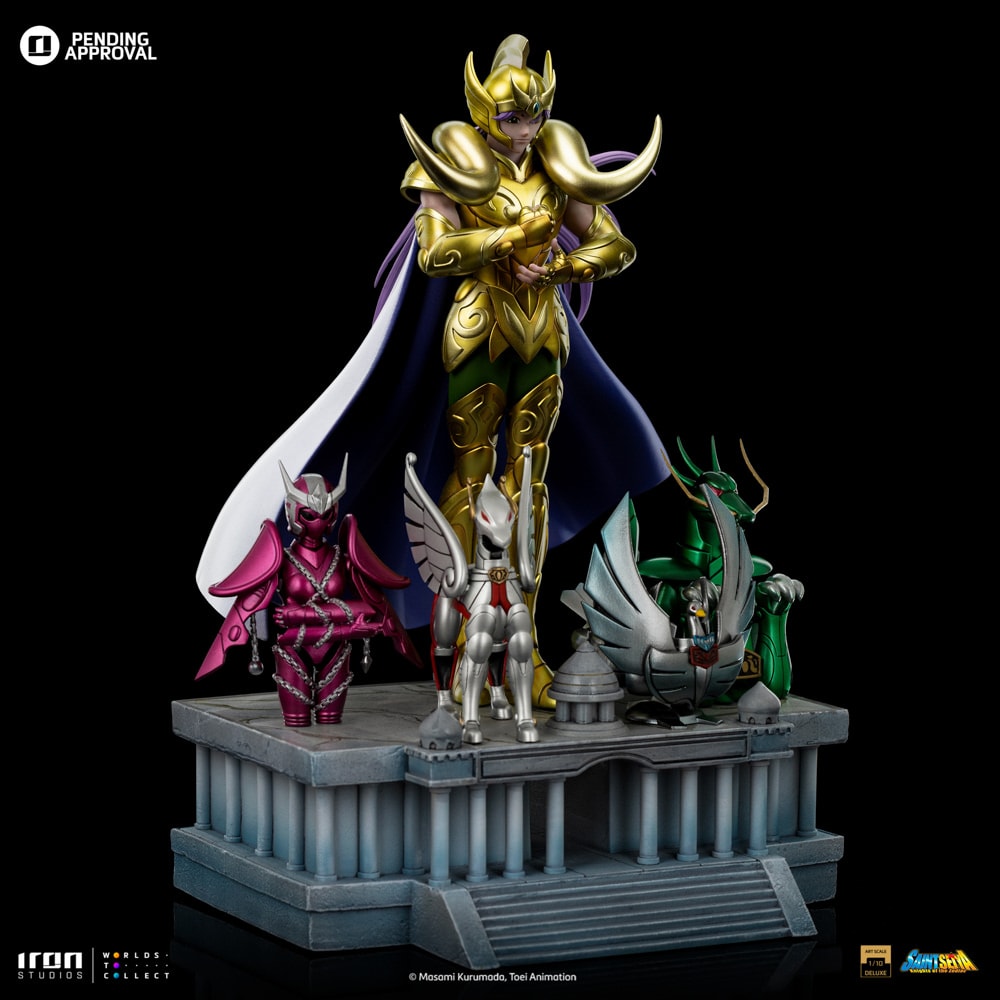 Saint Seiya Aries Mu Deluxe 1:10 Scale Statue  (Prototype Shown) View 8