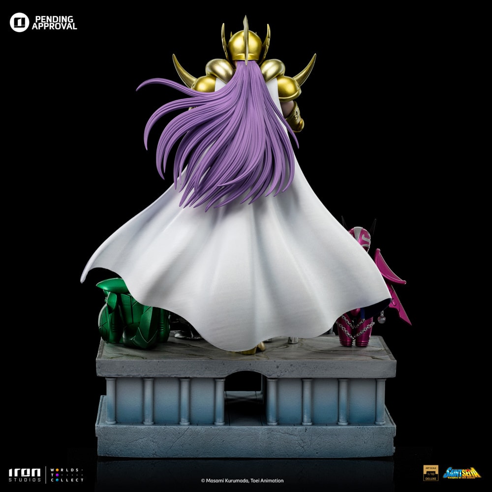 Saint Seiya Andromède Shun Ikki Frère 1:10 Deluxe Statue Iron