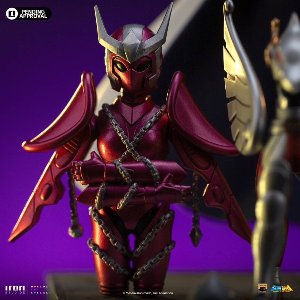 Saint Seiya Aries Mu Deluxe 1:10 Scale Statue  (Prototype Shown) View 12