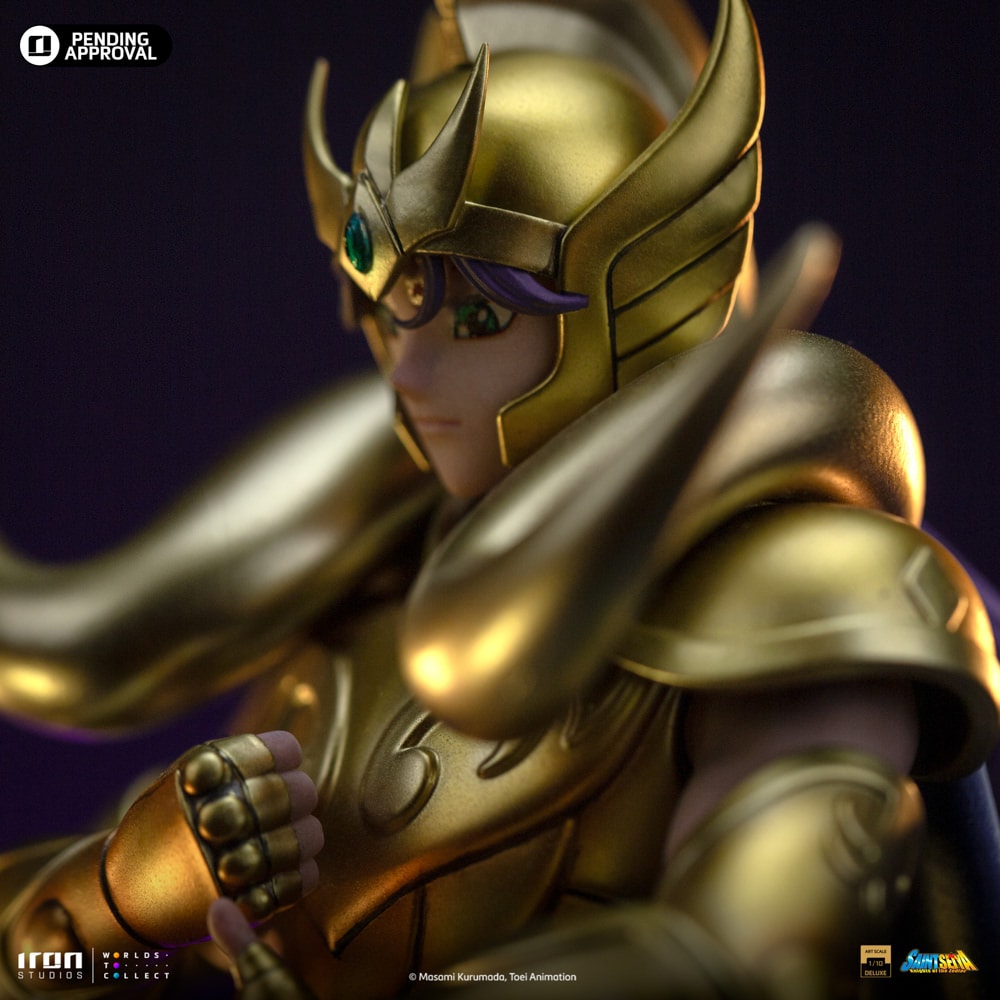 Saint Seiya Aries Mu Deluxe 1:10 Scale Statue  (Prototype Shown) View 14
