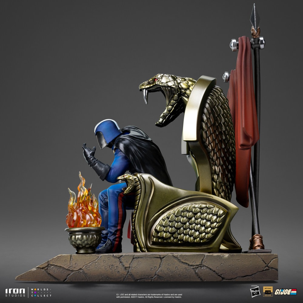 G.I. Joe Cobra Commander Deluxe 1:10 Scale Statue  (Prototype Shown) View 8