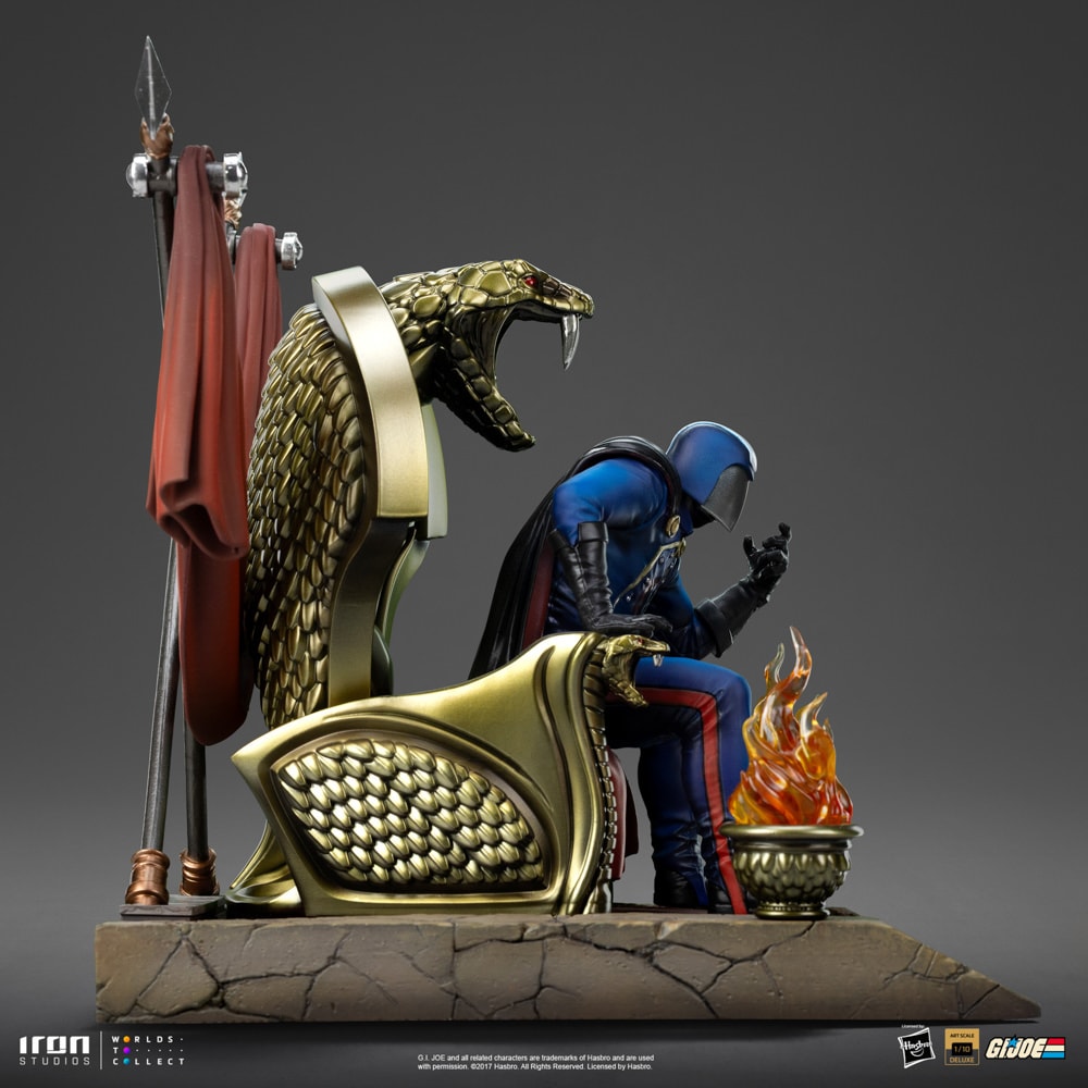 G.I. Joe Cobra Commander Deluxe 1:10 Scale Statue  (Prototype Shown) View 9