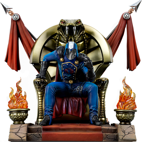 G.I. Joe Cobra Commander Deluxe 1:10 Scale Statue  (Prototype Shown) View 14