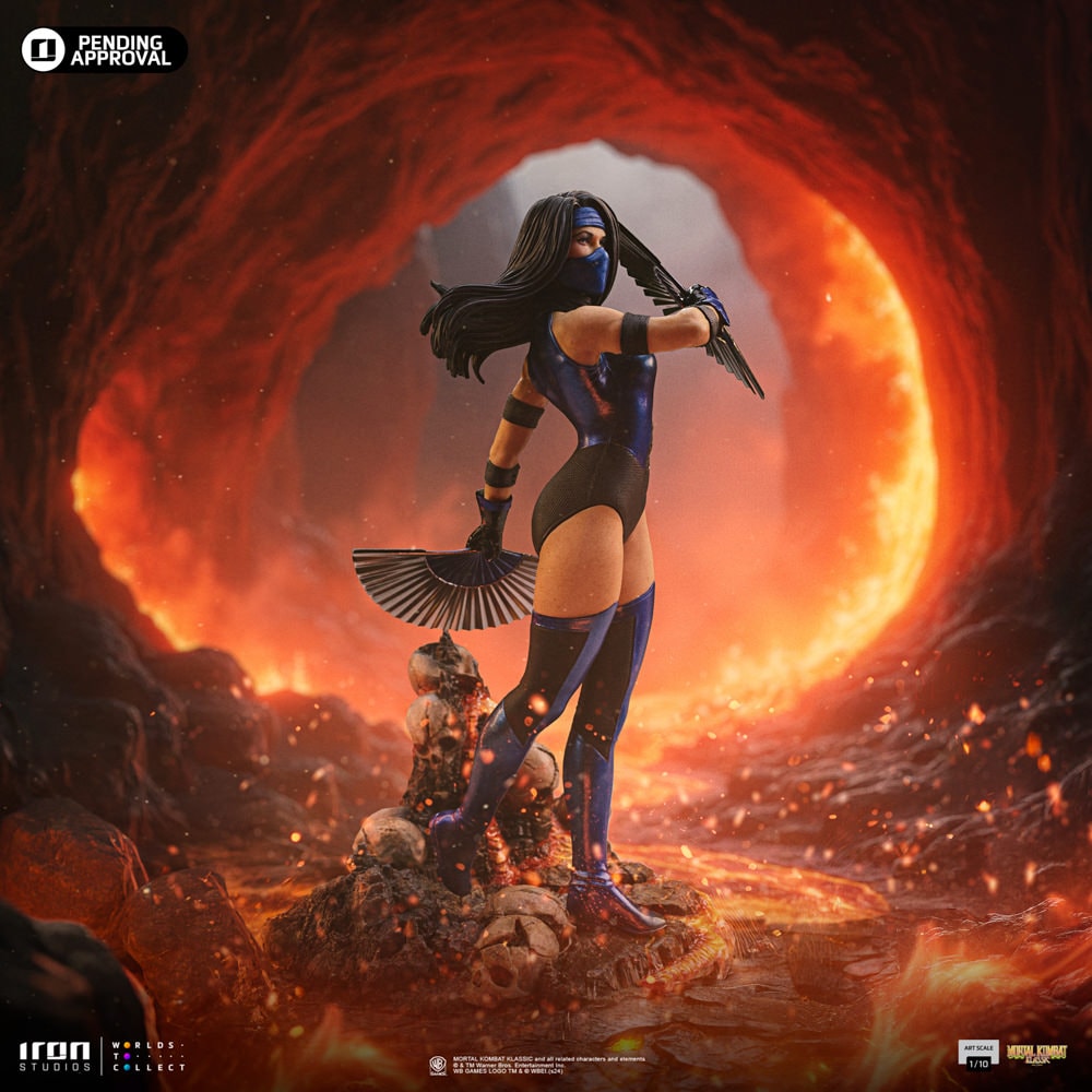 Mortal Kombat Kitana 1:10 Scale Statue  (Prototype Shown) View 3