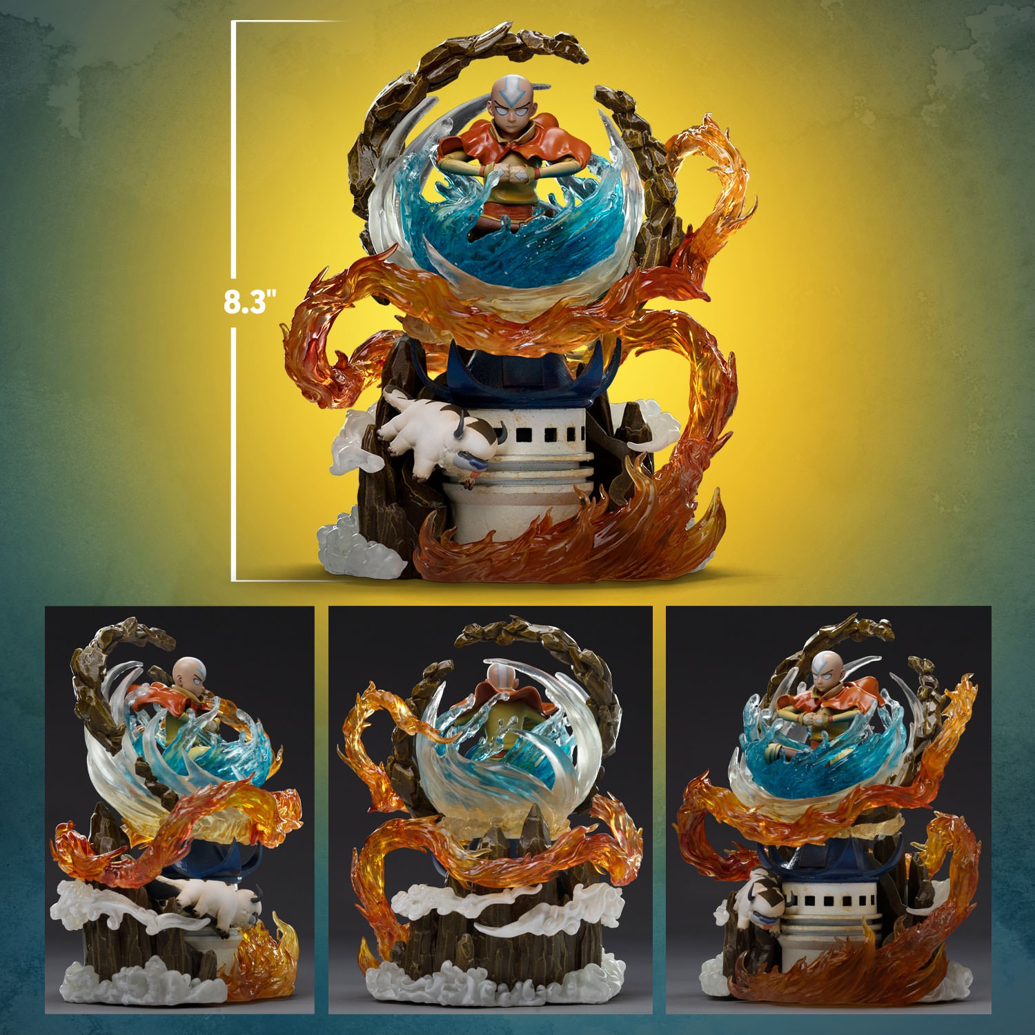 Avatar: The Last Airbender Aang 1:10 Scale Statue  (Prototype Shown) View 2
