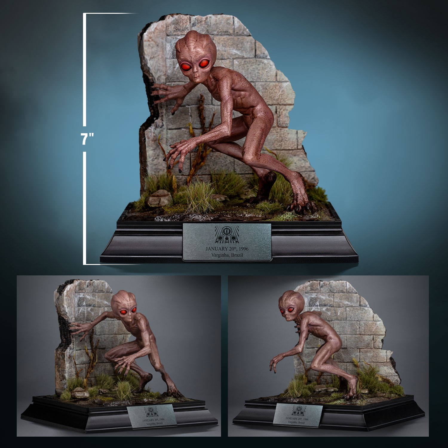 I Want To Believe ET Varginha 1:10 Scale Statue  (Prototype Shown) View 2