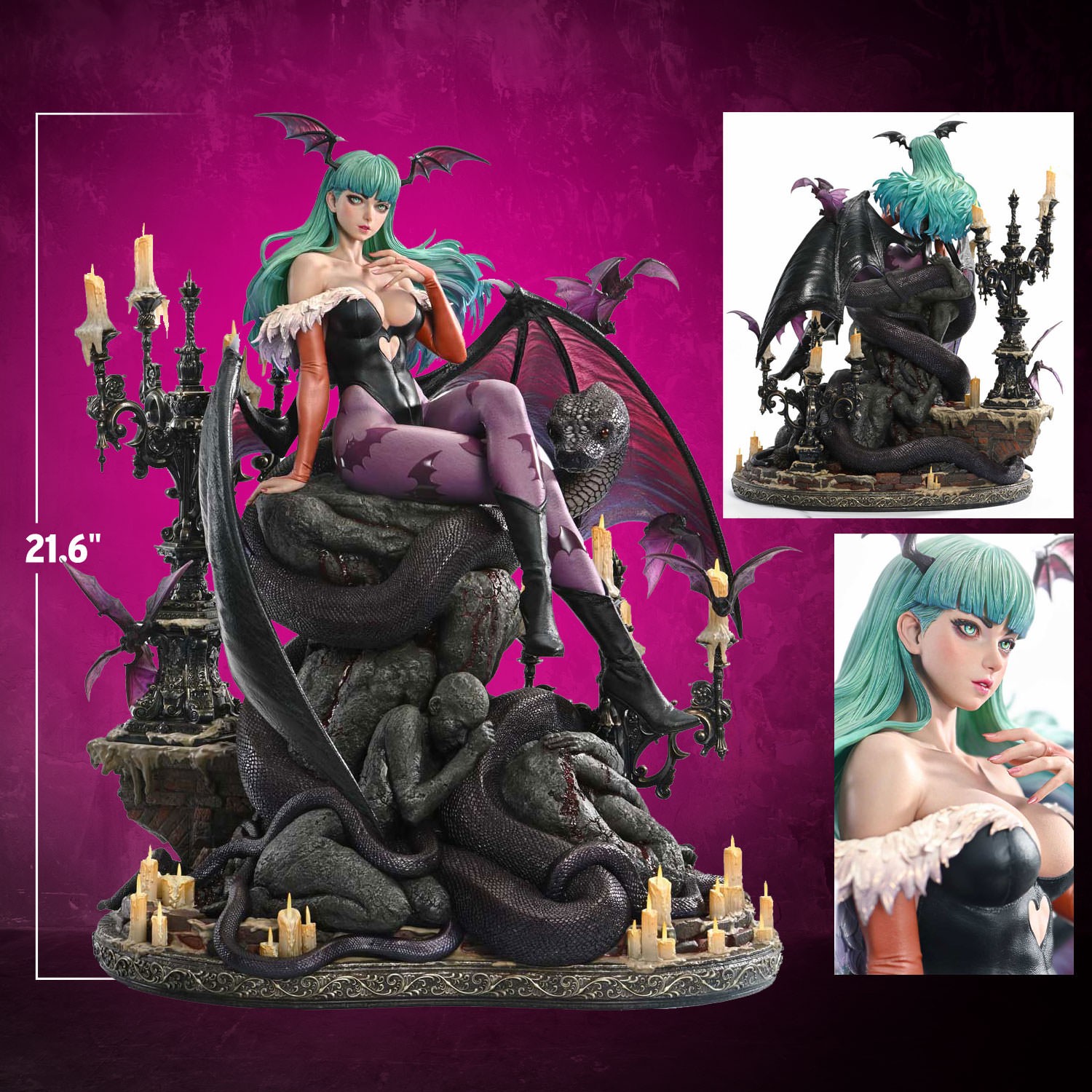 Darkstalkers Morrigan Statues  (Prototype Shown) View 2