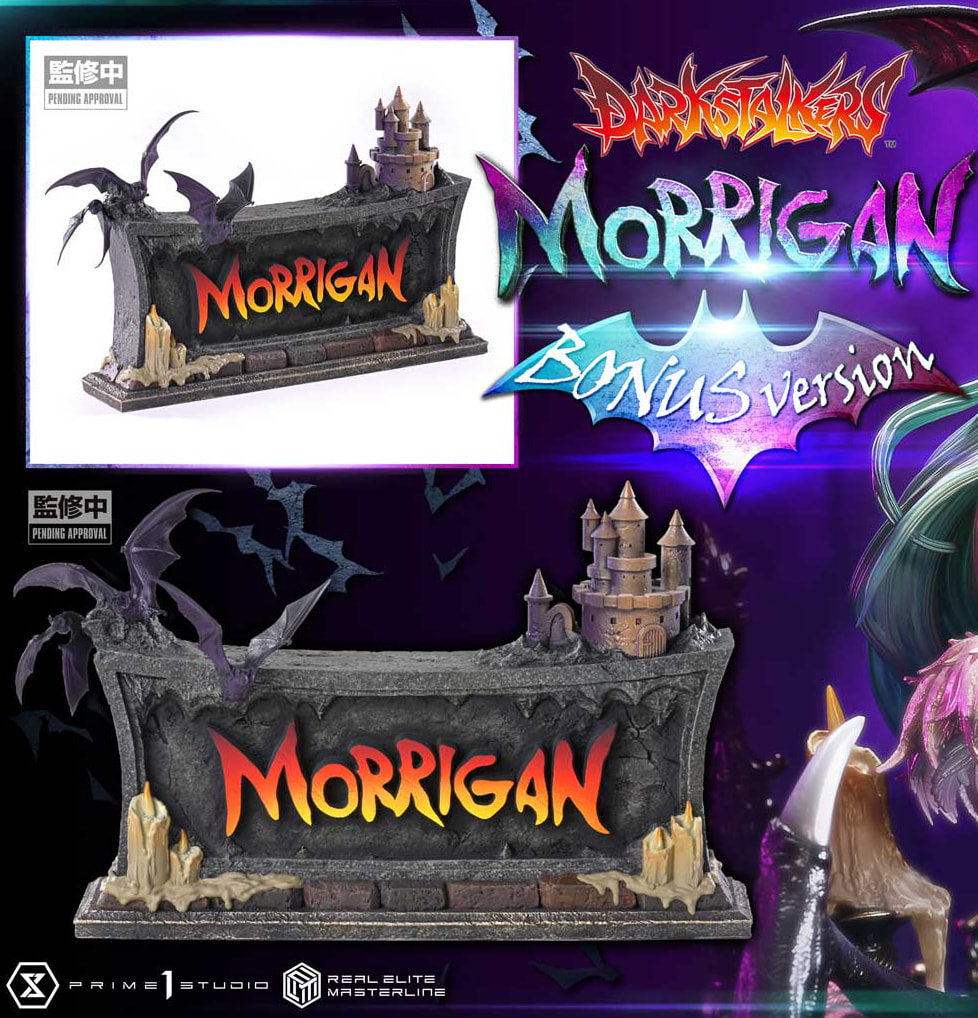 Darkstalkers Morrigan (Bonus Version) Quarter Scale Statue  (Prototype Shown) View 5