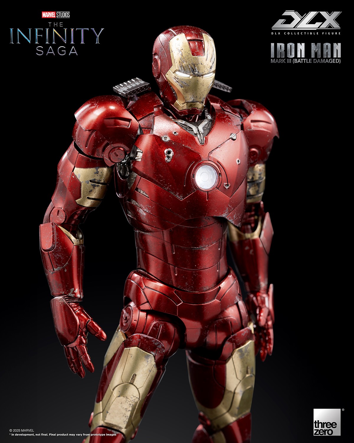 Marvel DLX Iron Man Mark 3 (Battle Damaged) Action Figure  (Prototype Shown) View 9