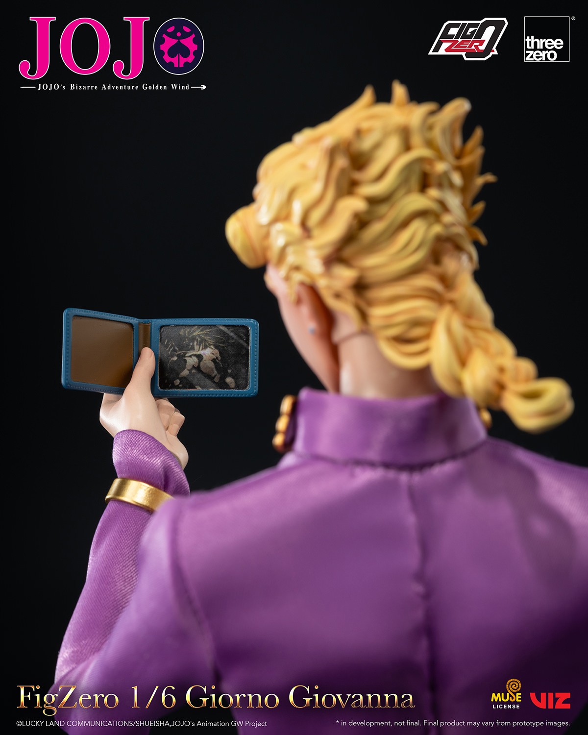 JoJo's Bizarre Adventure Giorno Giovanna Sixth Scale Figure  (Prototype Shown) View 11
