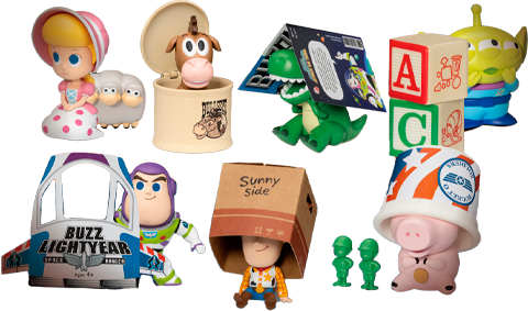 Toy Story Hide-and-Seek Blind Box Set by Beast Kingdom