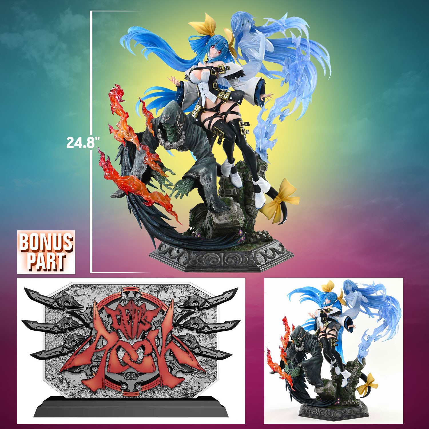 Guilty Gear Dizzy (Bonus Version) Quarter Scale Statue  (Prototype Shown) View 2