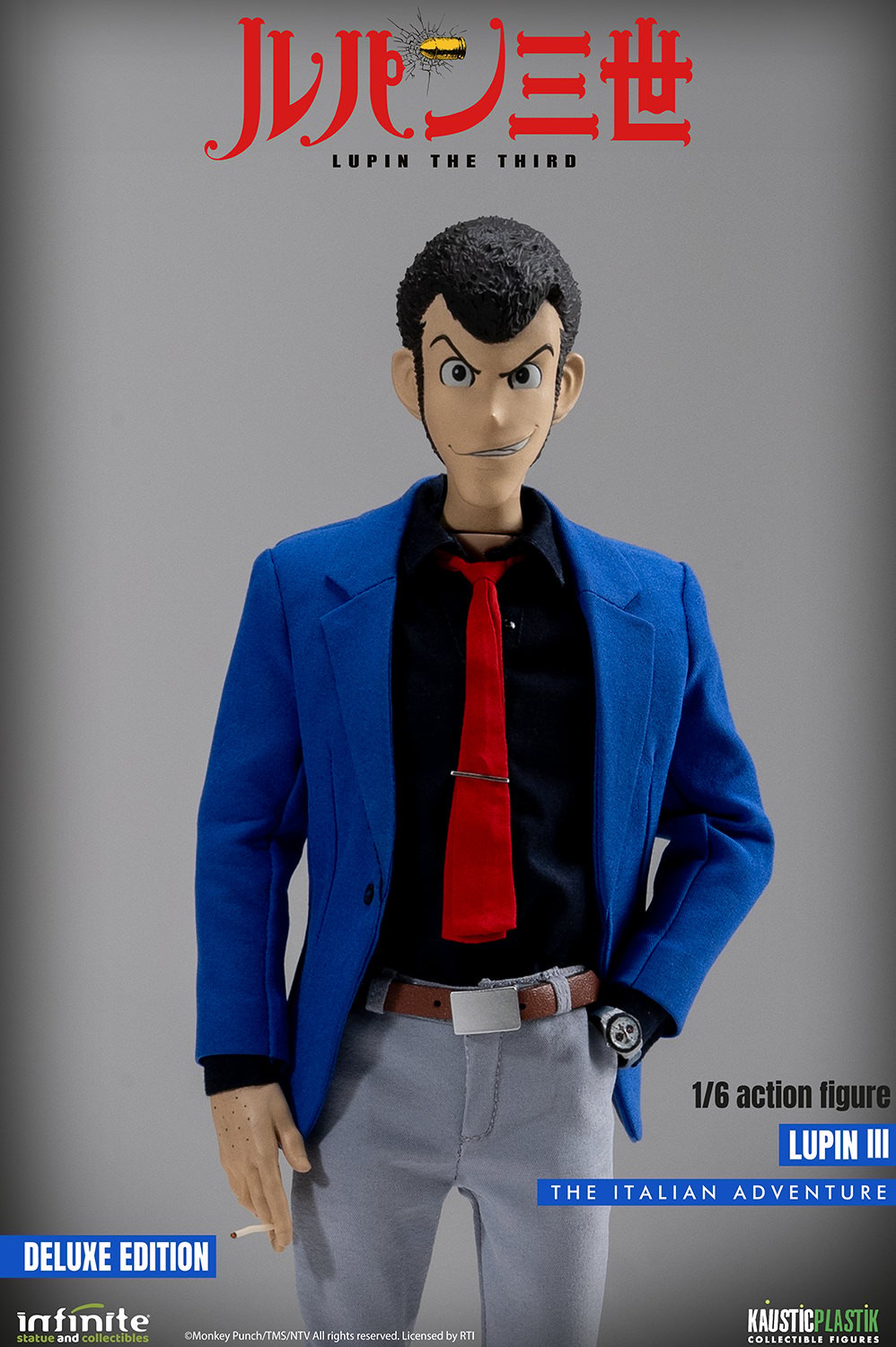 Lupin the Third Lupin (Deluxe Edition) Sixth Scale Figure  (Prototype Shown) View 12