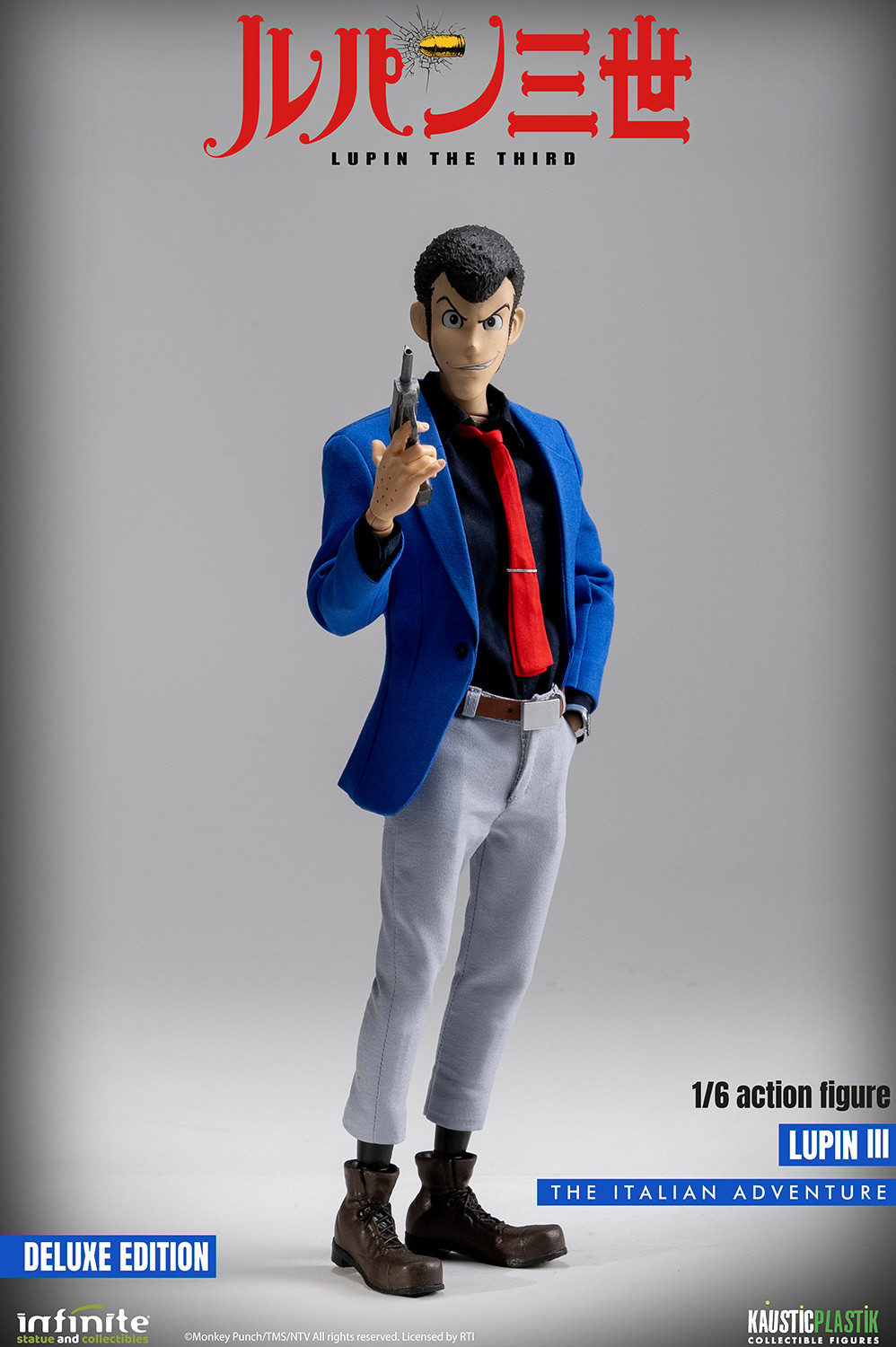 Lupin the Third Lupin (Deluxe Edition) Sixth Scale Figure  (Prototype Shown) View 15