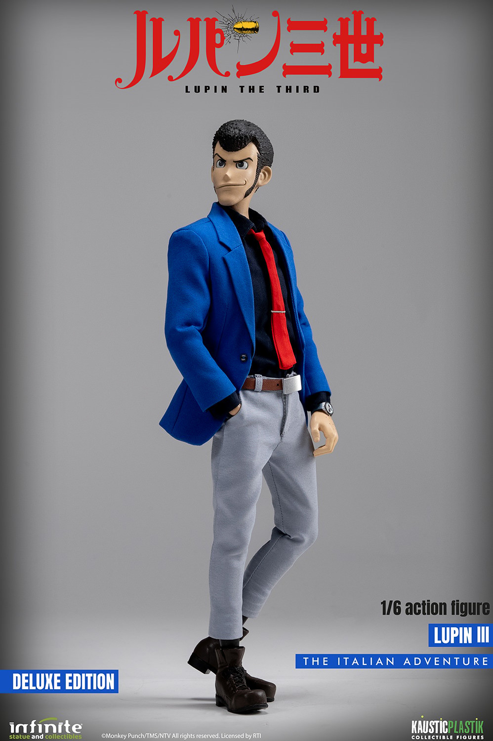 Lupin the Third Lupin (Deluxe Edition) Sixth Scale Figure  (Prototype Shown) View 17