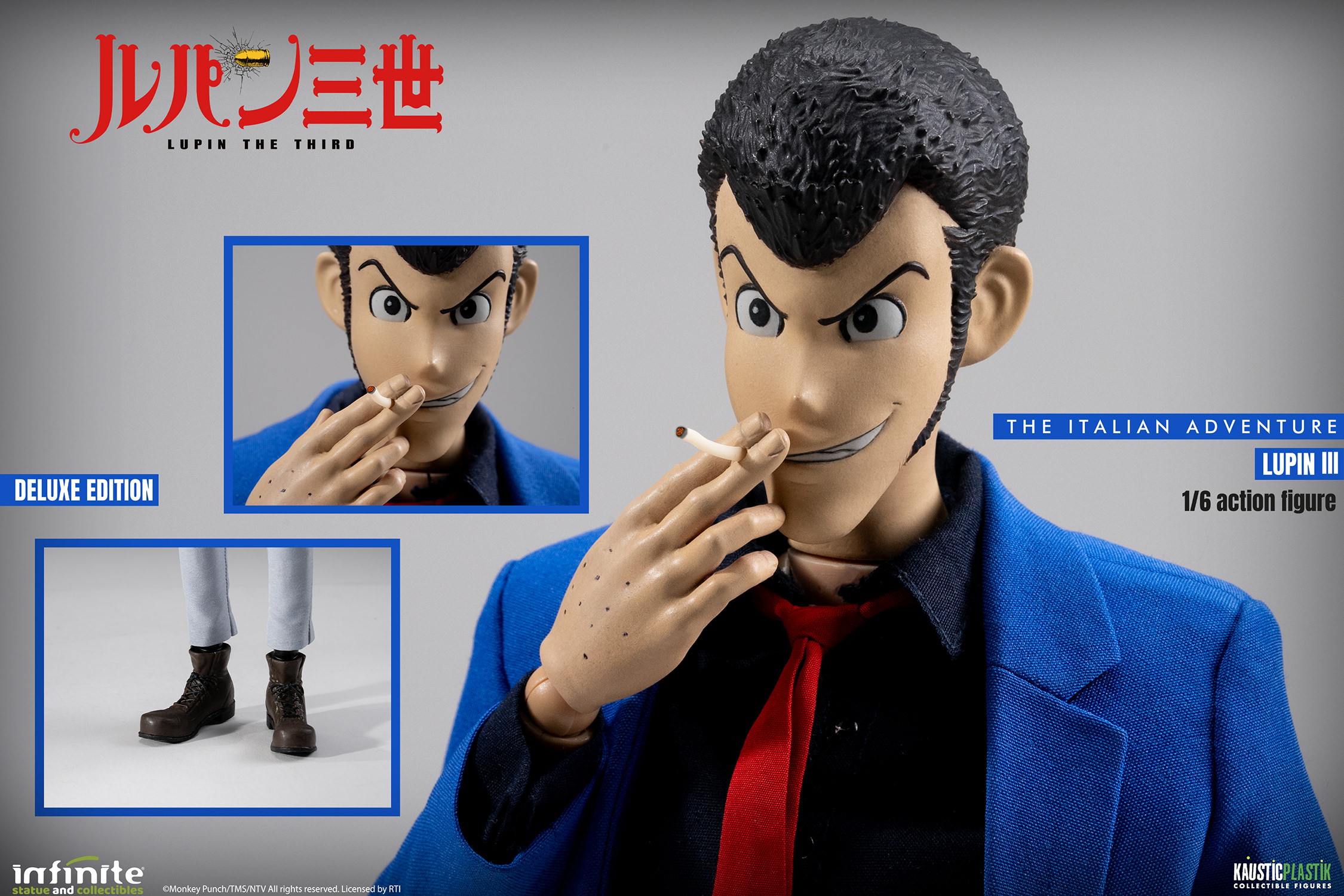 Lupin the Third Lupin (Deluxe Edition) Sixth Scale Figure  (Prototype Shown) View 20