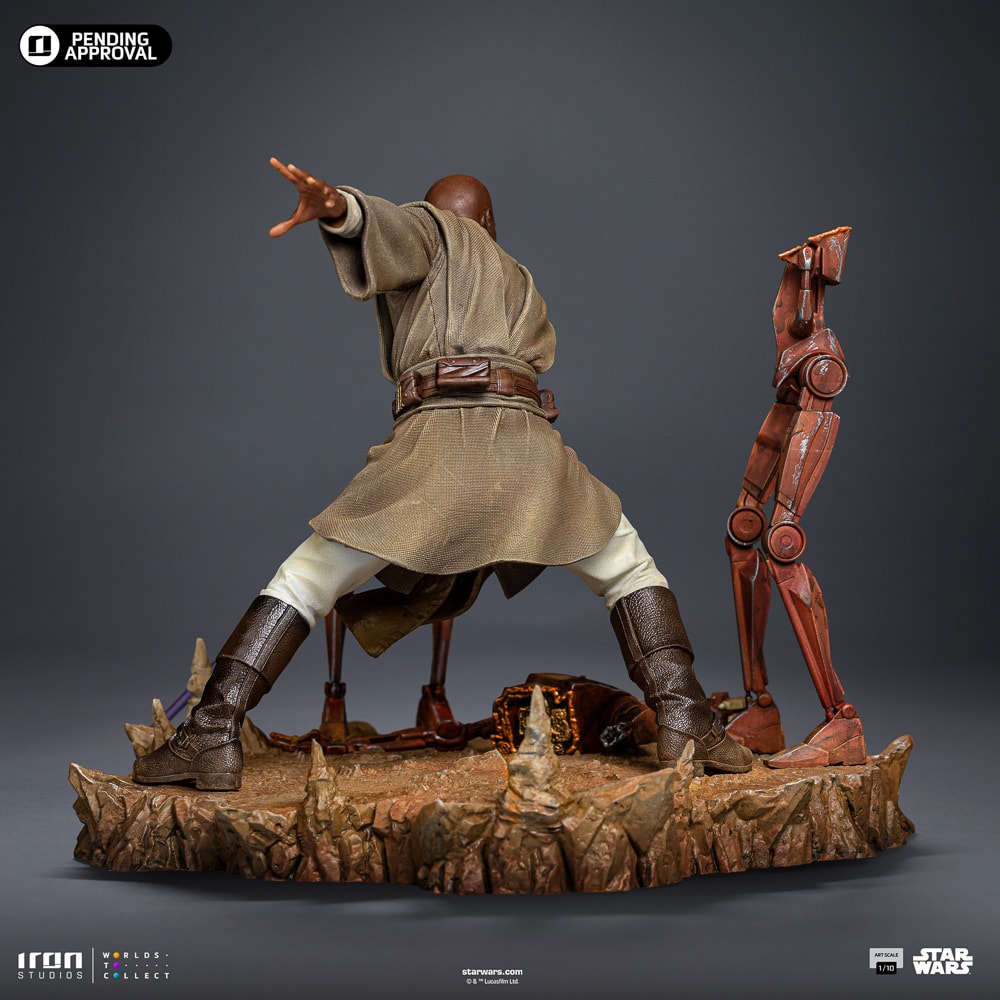 Star Wars Mace Windu 1:10 Scale Statue  (Prototype Shown) View 13