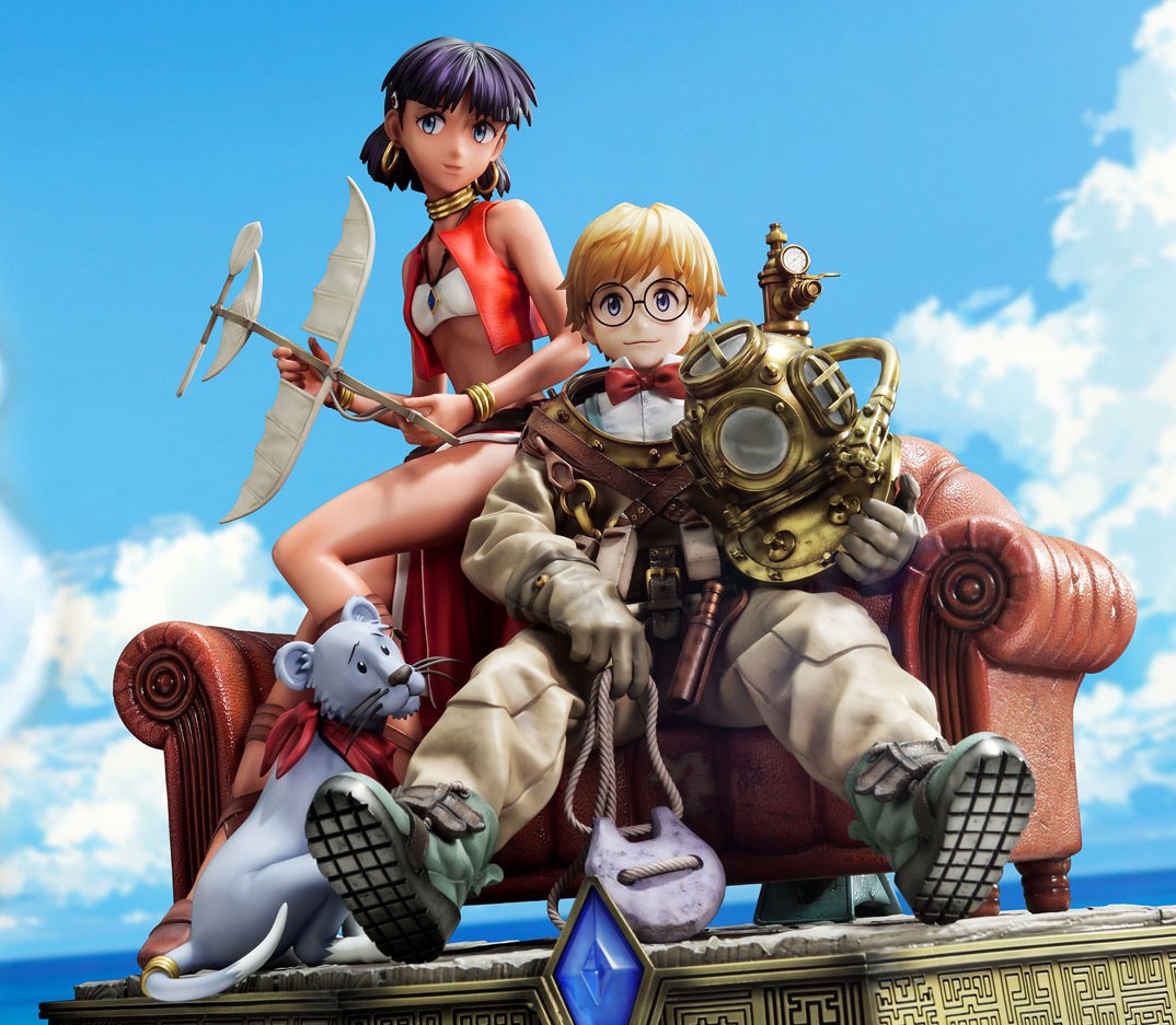 Nadia: The Secret of Blue Water Nadia & Jean Statues  (Prototype Shown) View 1
