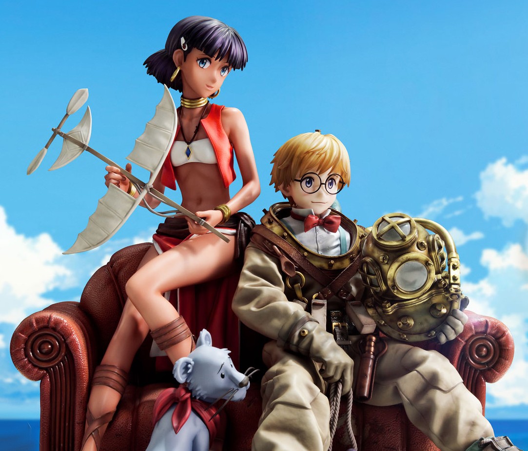 Nadia: The Secret of Blue Water Nadia & Jean Statues  (Prototype Shown) View 3
