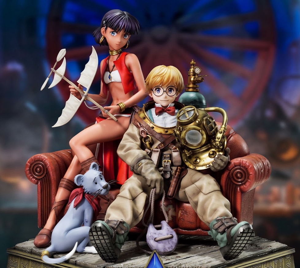 Nadia: The Secret of Blue Water Nadia & Jean (Bonus Version) Statues  (Prototype Shown) View 1