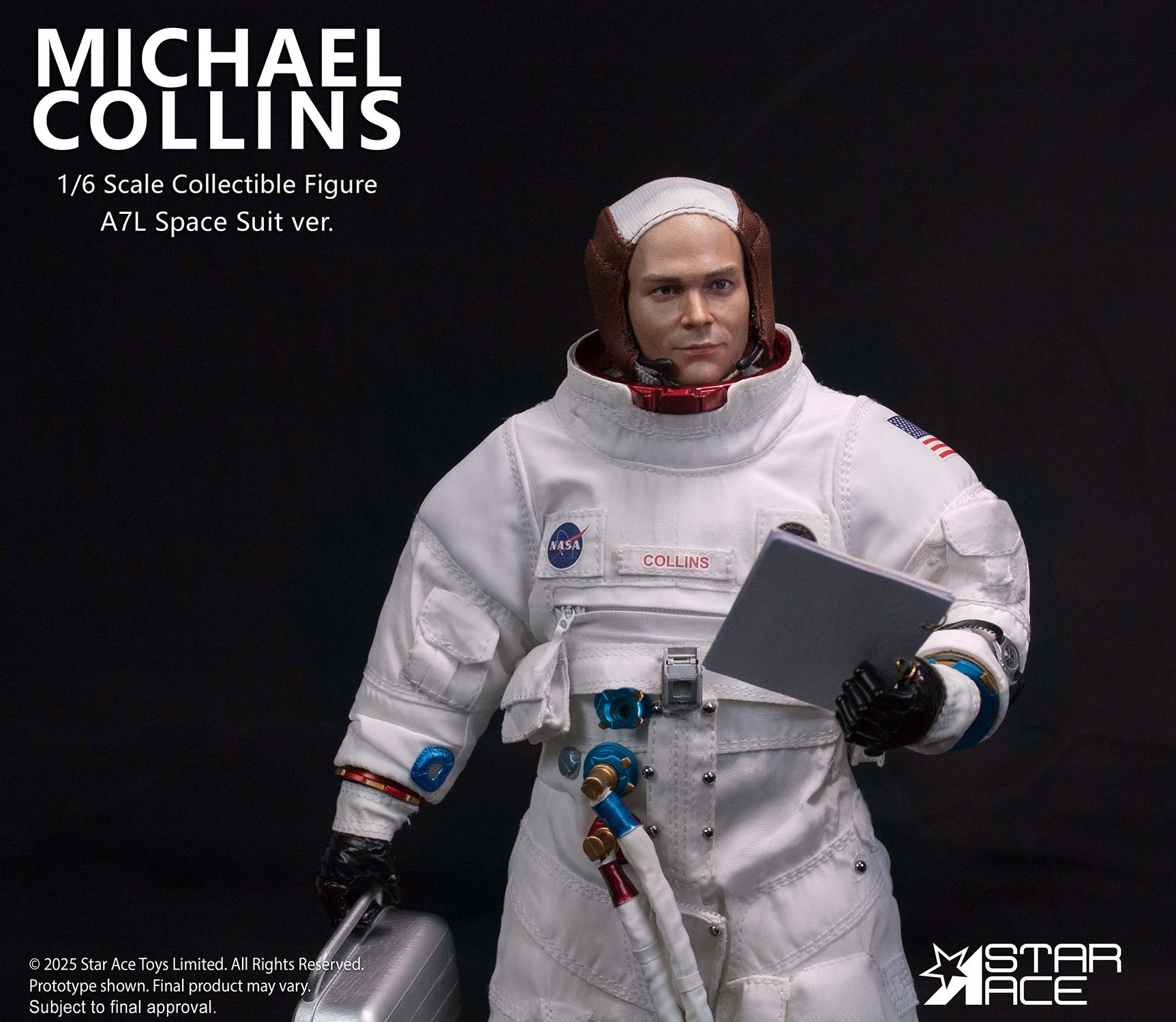 Apollo 11 Michael Collins Sixth Scale Figure  (Prototype Shown) View 8