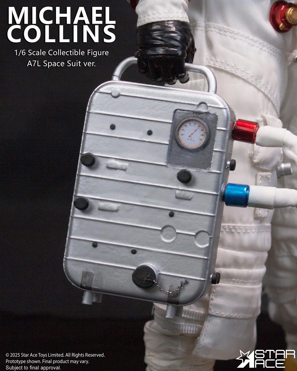 Apollo 11 Michael Collins Sixth Scale Figure  (Prototype Shown) View 10