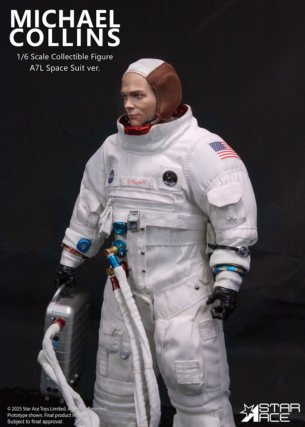 Apollo 11 Michael Collins Sixth Scale Figure  (Prototype Shown) View 11