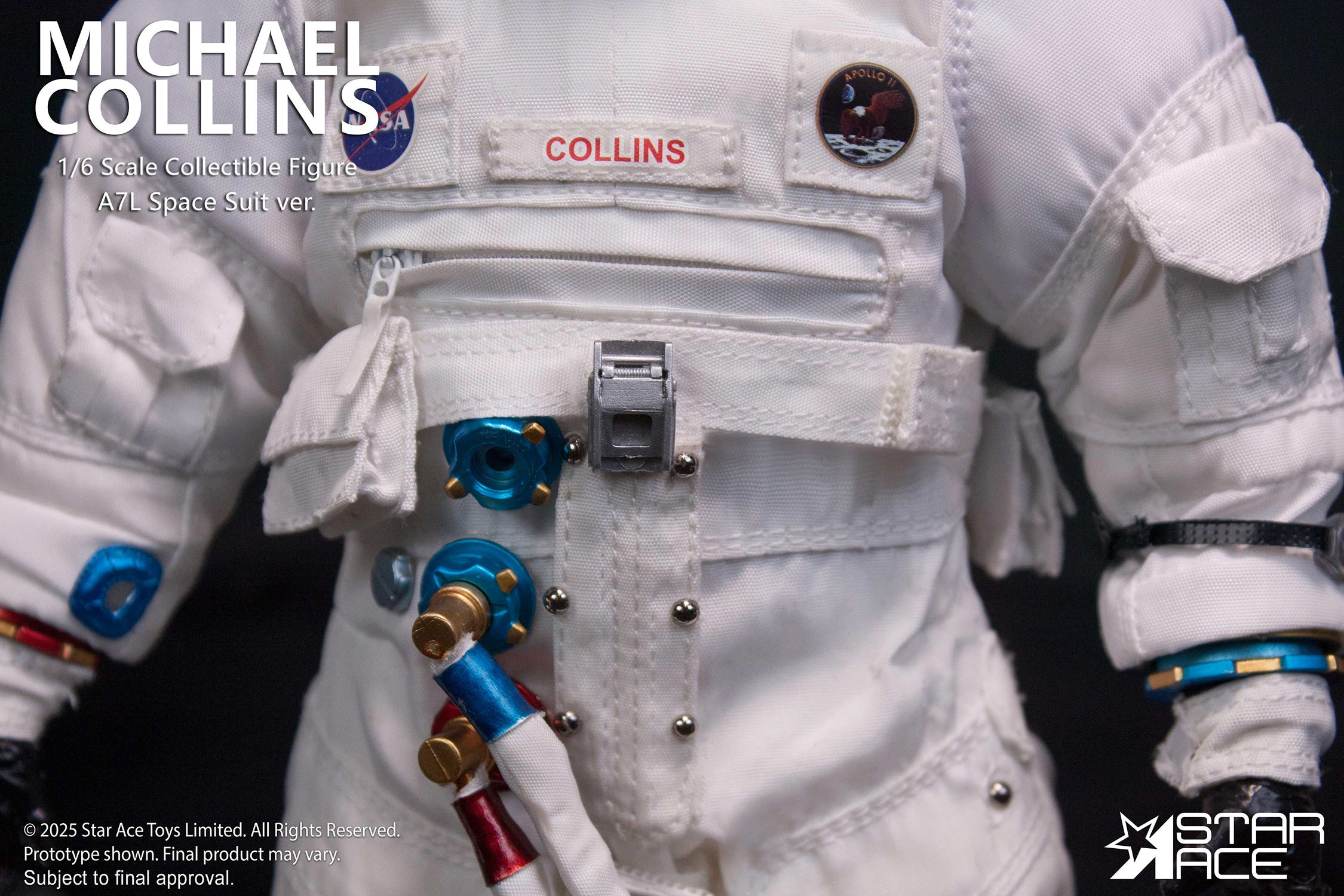 Apollo 11 Michael Collins Sixth Scale Figure  (Prototype Shown) View 12
