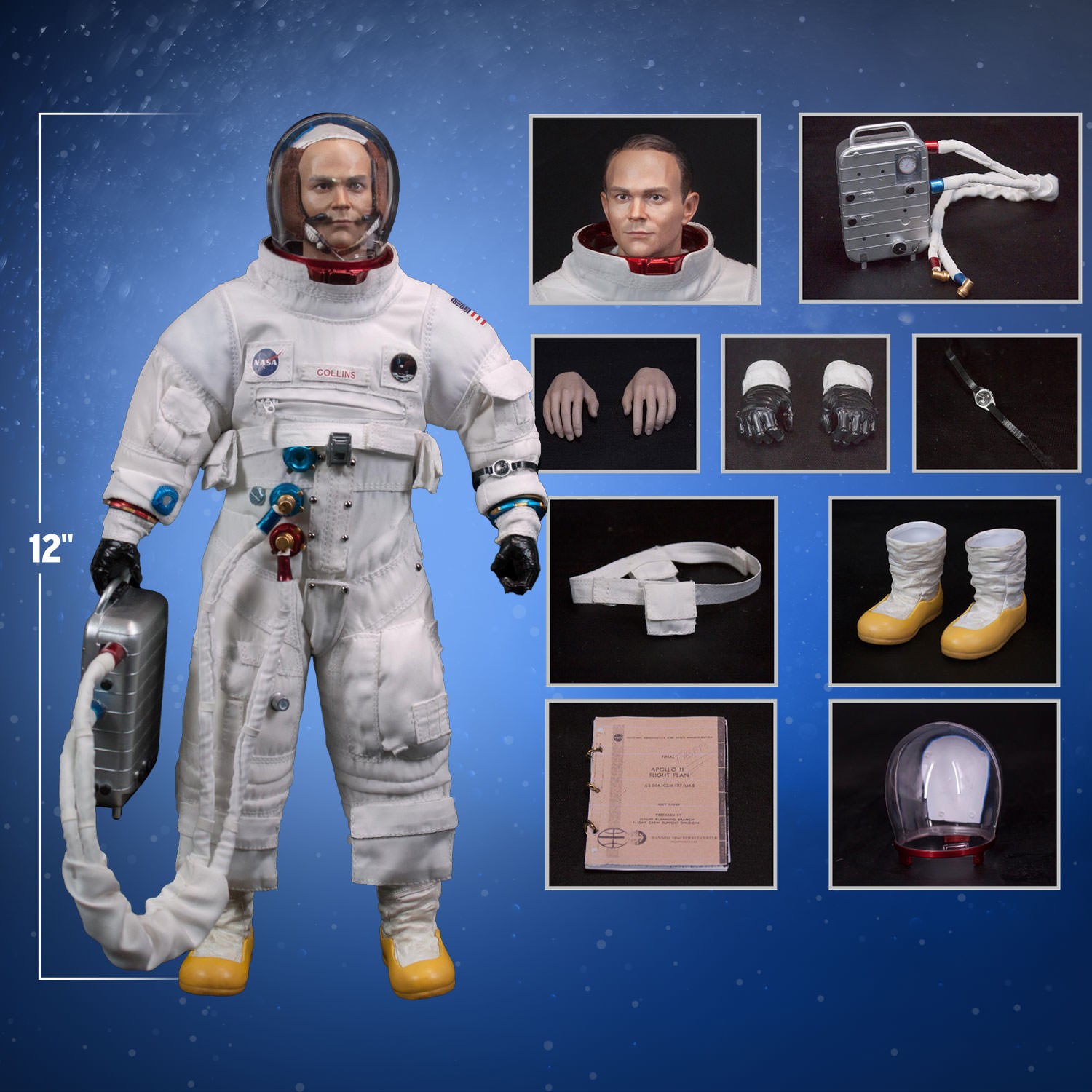 Apollo 11 Michael Collins Sixth Scale Figure  (Prototype Shown) View 2