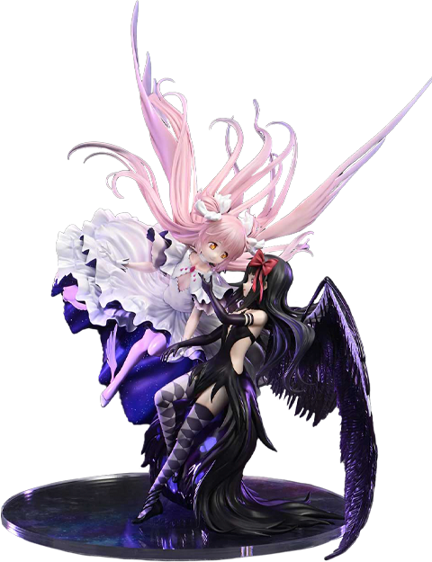 Puella Magi Madoka Magica Ultimate Madoka & Devil Homura (Bonus Version) Statues  (Prototype Shown) View 16