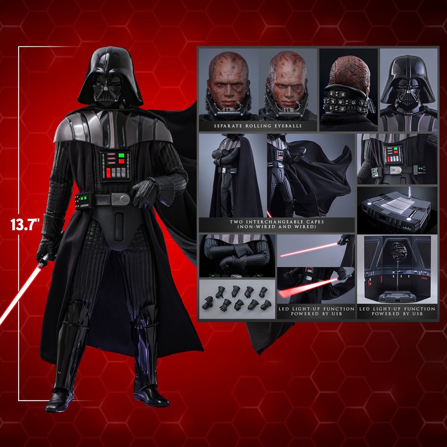 STAR WARS Darth Vader マスターエディション Darth Vader Sixth Scale Figure by Hot Toys | Sideshow