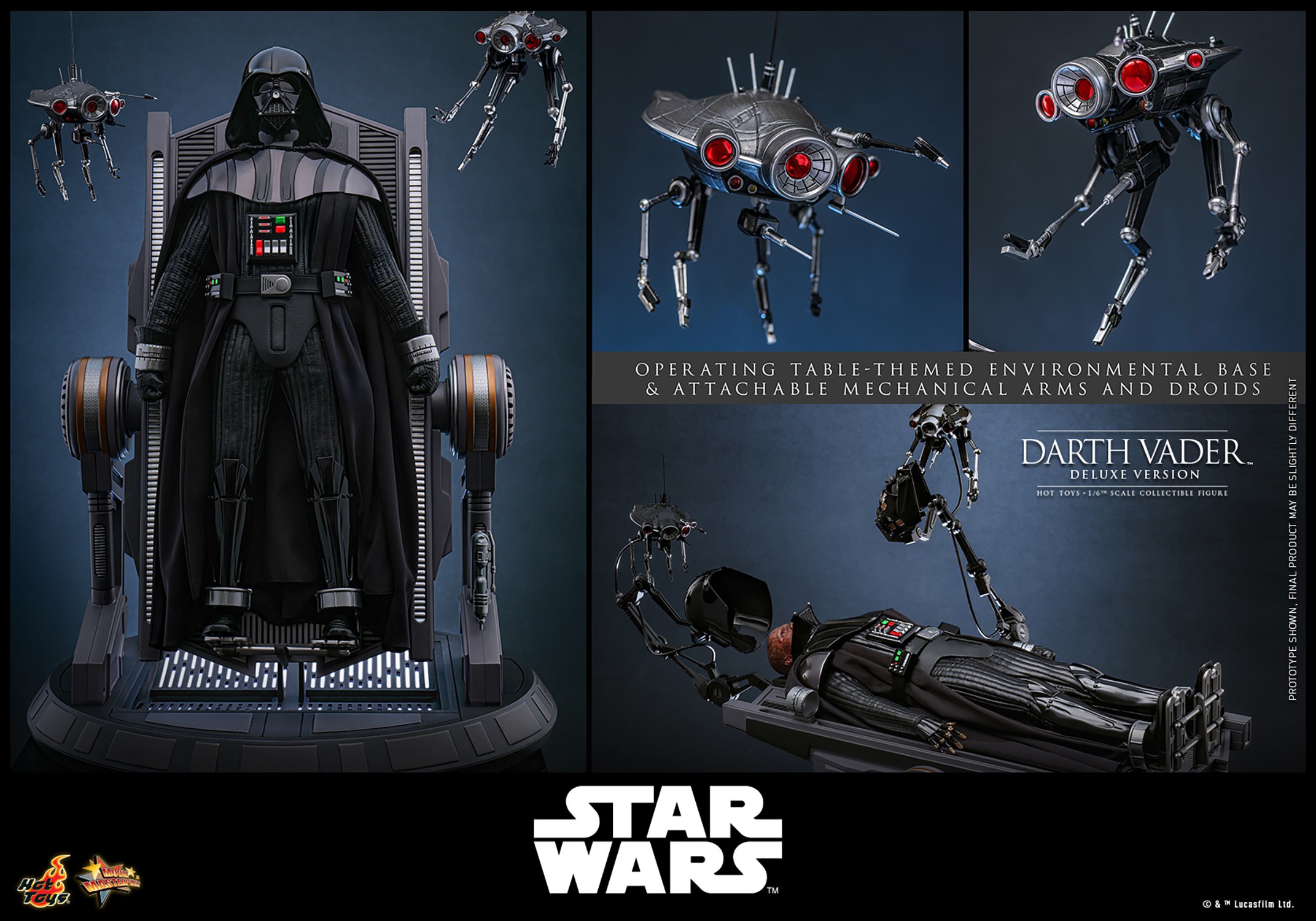 Star Wars Darth Vader™ (Deluxe Version) Sixth Scale Figure  (Prototype Shown) View 13