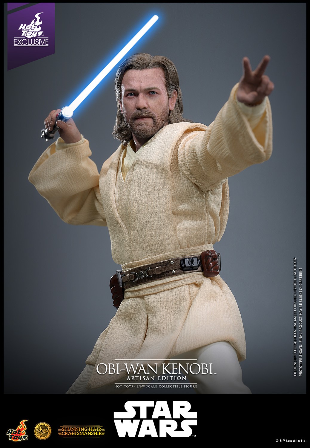 Star Wars Obi-Wan Kenobi (Artisan Edition) Sixth Scale Figure  (Prototype Shown) View 4