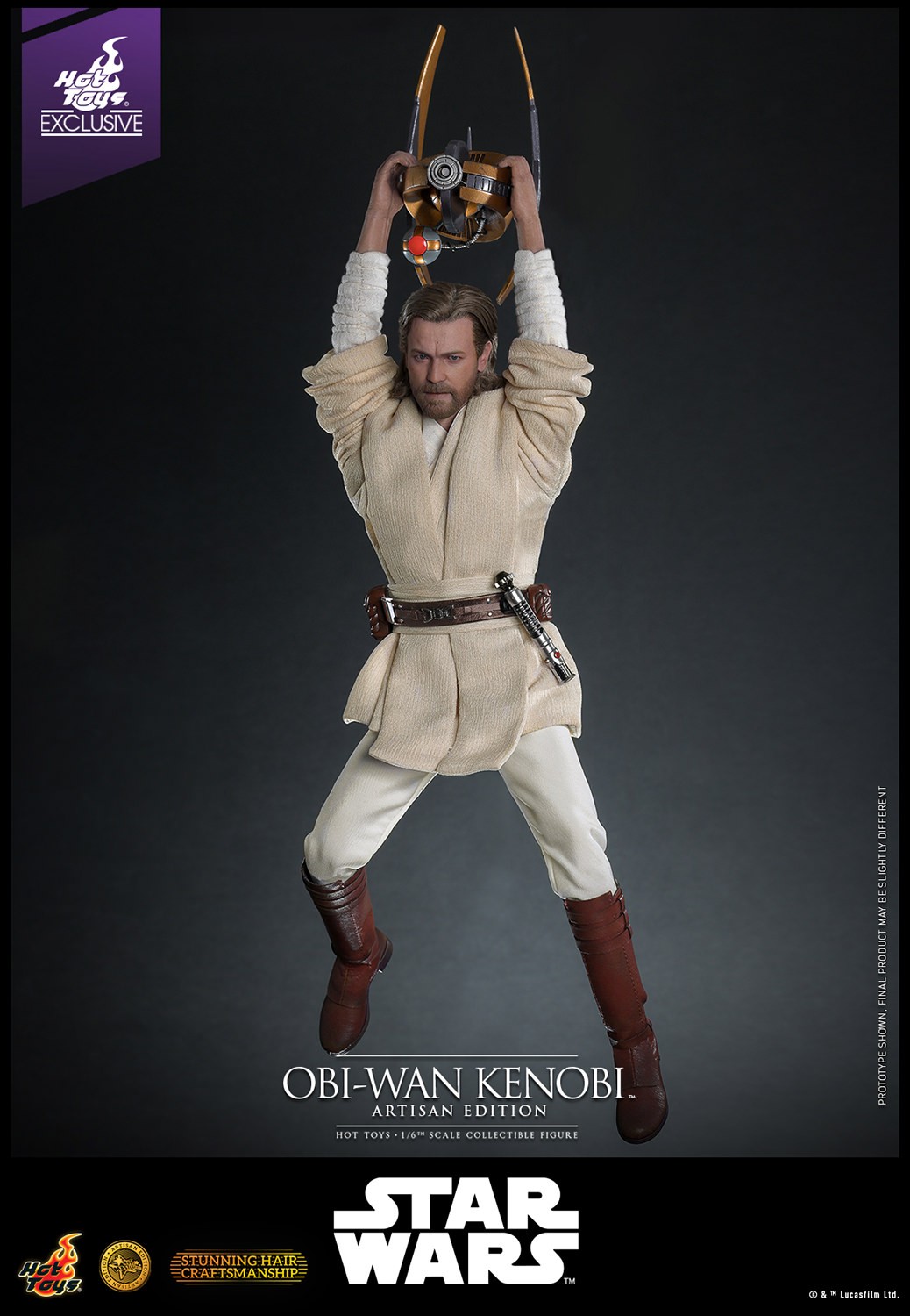 Star Wars Obi-Wan Kenobi (Artisan Edition) Sixth Scale Figure  (Prototype Shown) View 9