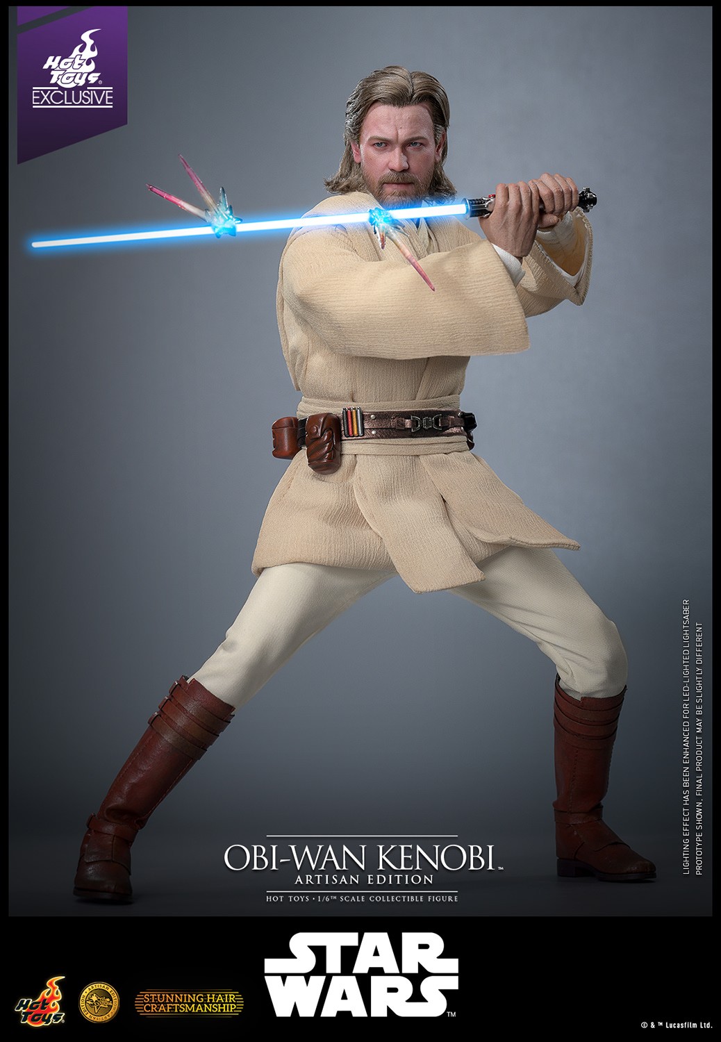 Star Wars Obi-Wan Kenobi (Artisan Edition) Sixth Scale Figure  (Prototype Shown) View 11