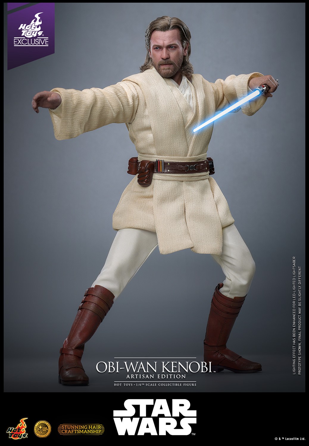Star Wars Obi-Wan Kenobi (Artisan Edition) Sixth Scale Figure  (Prototype Shown) View 12