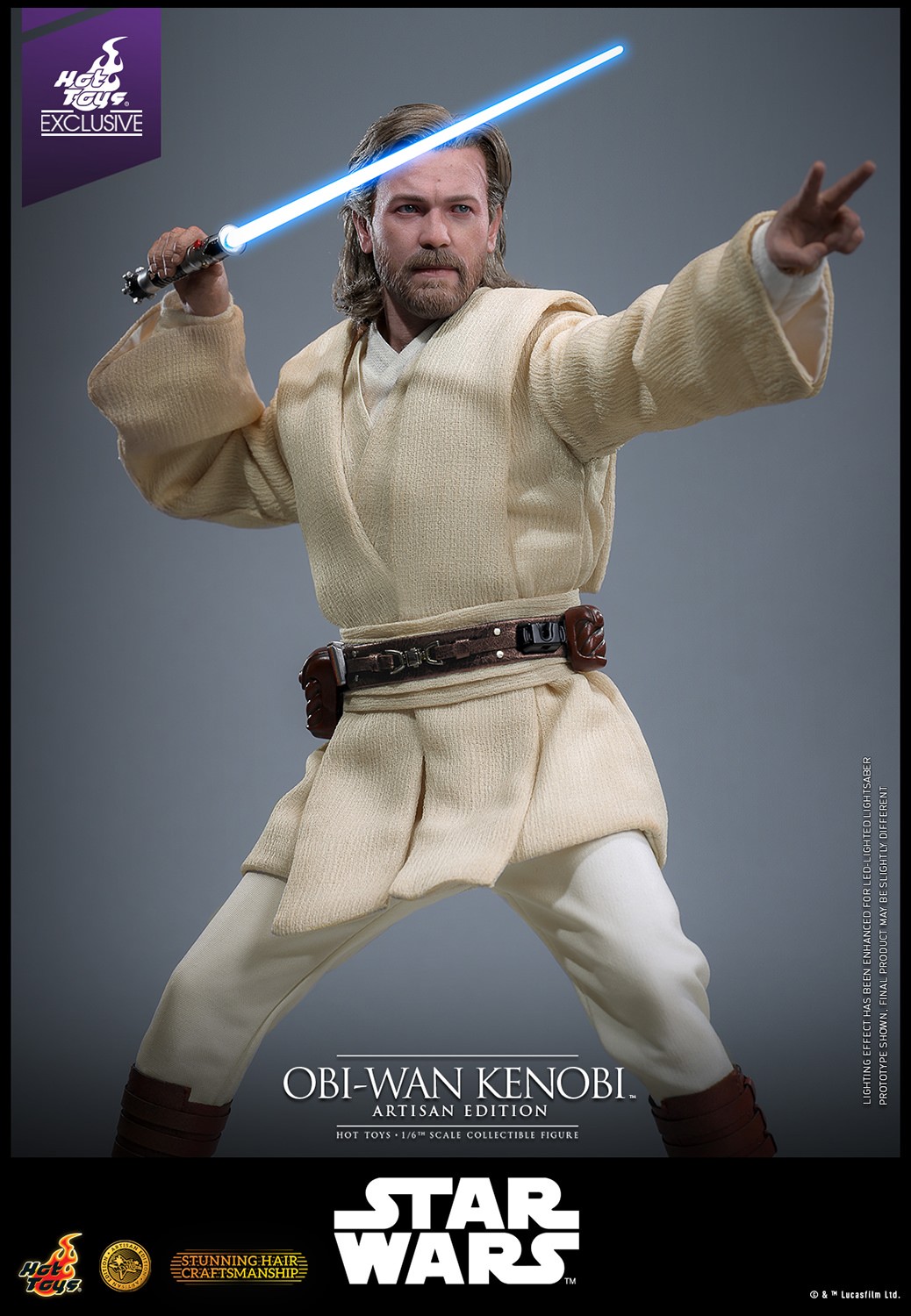 Star Wars Obi-Wan Kenobi (Artisan Edition) Sixth Scale Figure  (Prototype Shown) View 13